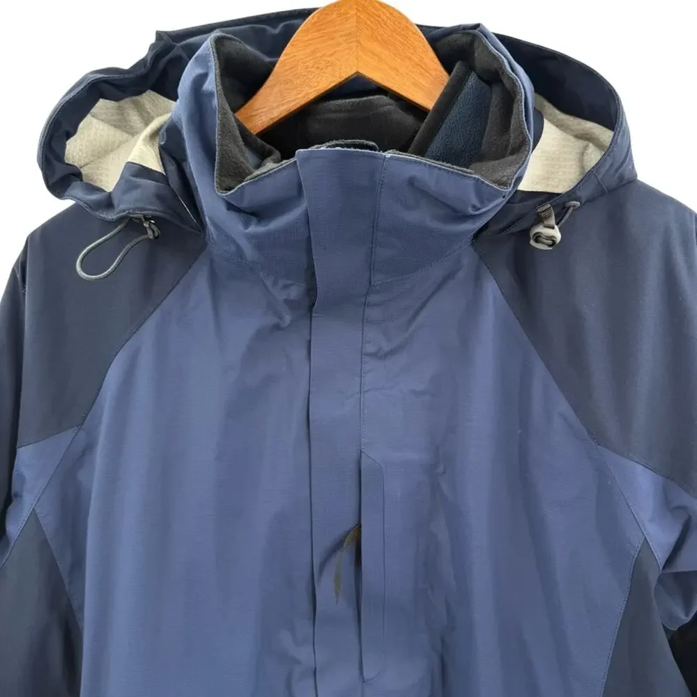 L. L. Bean Men’s 3-in-1 Windbloc Polartec Outdoor Hiking Jacket Blue Size Large